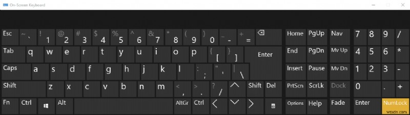 แป้นตัวเลขไม่ทำงานใน Windows 10 [แก้ไขแล้ว] 