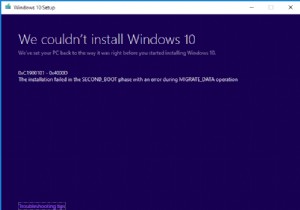 แก้ไขการติดตั้ง Windows 10 ล้มเหลวด้วยข้อผิดพลาด C1900101-4000D 