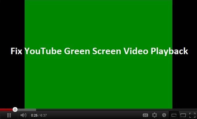แก้ไขการเล่นวิดีโอหน้าจอสีเขียวของ YouTube 