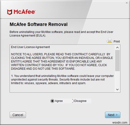 วิธีถอนการติดตั้ง McAfee จาก Windows 10 . อย่างสมบูรณ์ 