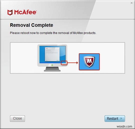 วิธีถอนการติดตั้ง McAfee จาก Windows 10 . อย่างสมบูรณ์ 