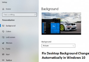แก้ไขการเปลี่ยนแปลงพื้นหลังของเดสก์ท็อปโดยอัตโนมัติใน Windows 10 