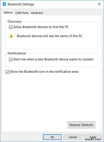 แก้ไข Bluetooth ไม่ทำงานหลังจากอัปเดตผู้สร้าง Windows 10 