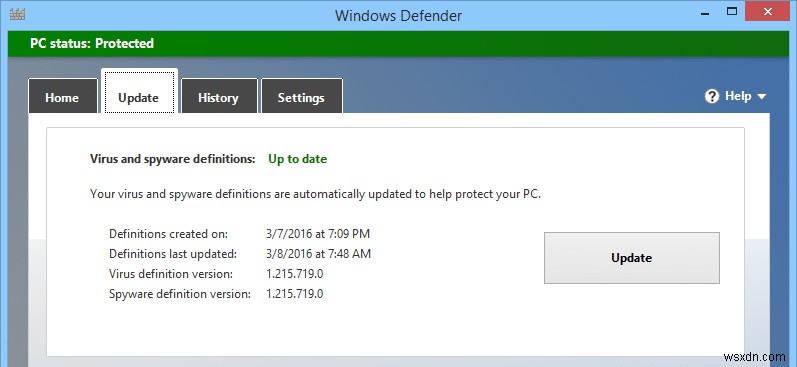 แก้ไข Windows Defender Update ล้มเหลวโดยมีข้อผิดพลาด 0x80070643 