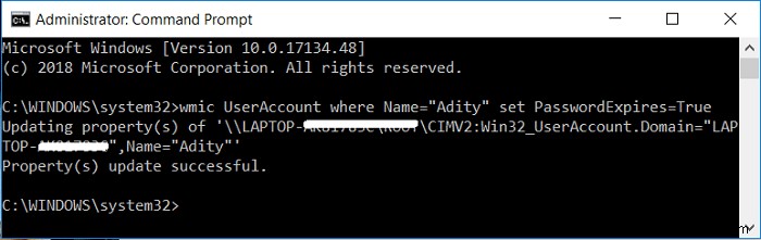 เปิดใช้งานหรือปิดใช้งานการหมดอายุของรหัสผ่านใน Windows 10
