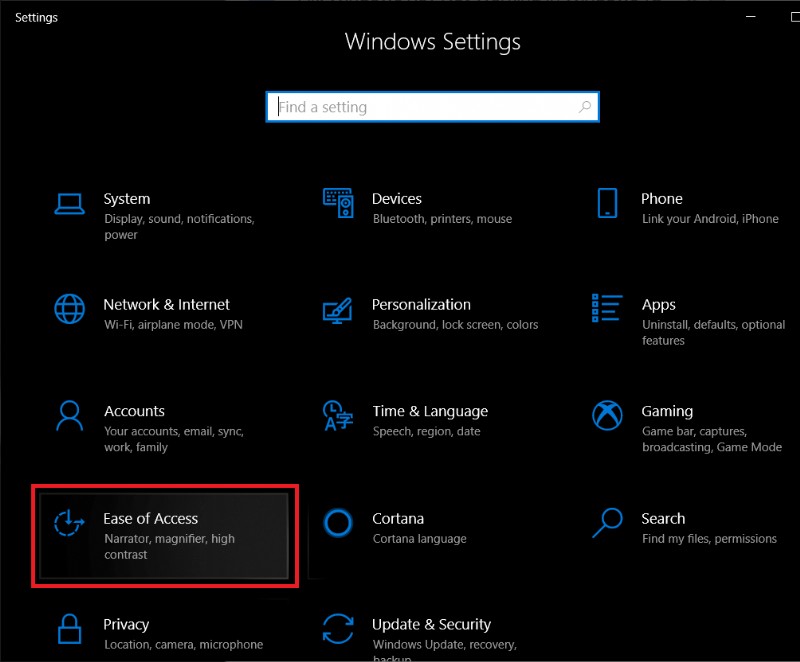 เปิดใช้งานหรือปิดใช้งานเอฟเฟกต์ความโปร่งใสใน Windows 10