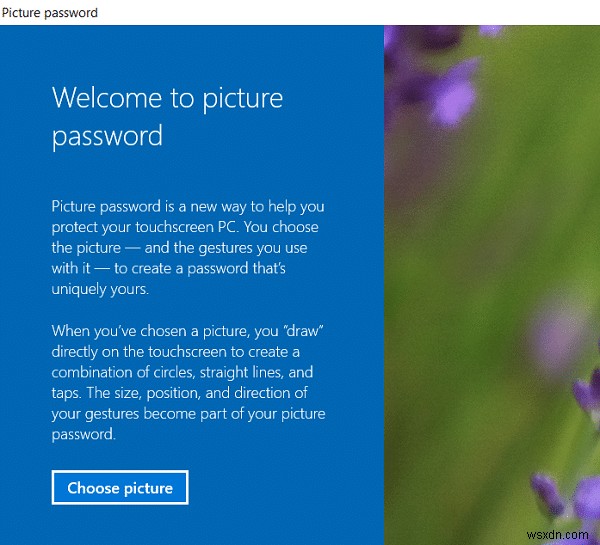 วิธีการเพิ่มรหัสผ่านรูปภาพใน Windows 10