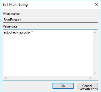 วิธียกเลิก Chkdsk ตามกำหนดการใน Windows 10 