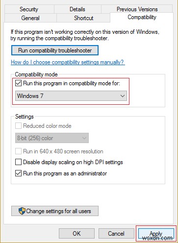 เปลี่ยนโหมดความเข้ากันได้สำหรับแอพใน Windows 10 