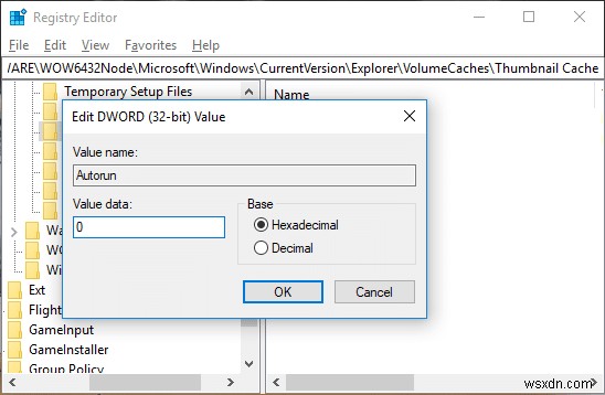 หยุด Windows 10 จากการลบแคชรูปย่อโดยอัตโนมัติ 