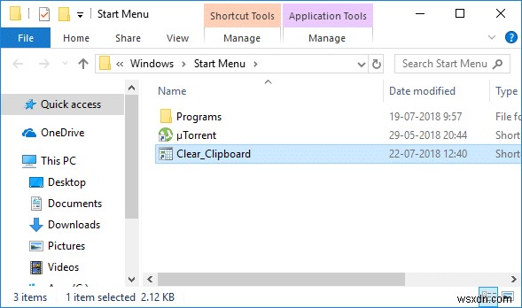 วิธีสร้างทางลัดเพื่อล้างคลิปบอร์ดใน Windows 10 