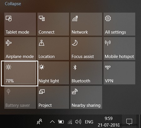 5 วิธีในการปรับความสว่างของหน้าจอใน Windows 10