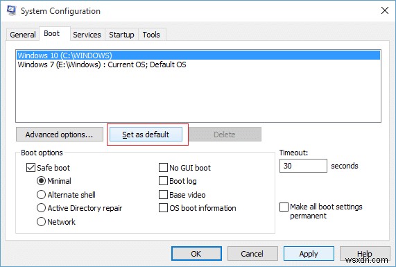 วิธีการเปลี่ยนระบบปฏิบัติการเริ่มต้นใน Windows 10