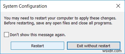 เปิดหรือปิดบันทึกการบูตใน Windows 10 