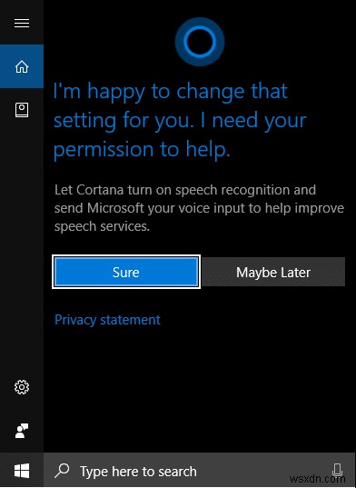 เปิดใช้งานหรือปิดใช้งาน Cortana บนหน้าจอล็อคของ Windows 10