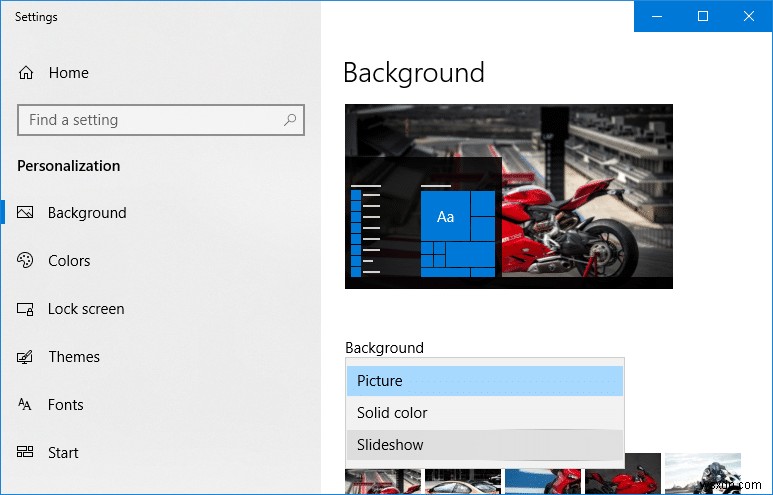 วิธีเปลี่ยนวอลเปเปอร์เดสก์ท็อปใน Windows 10 