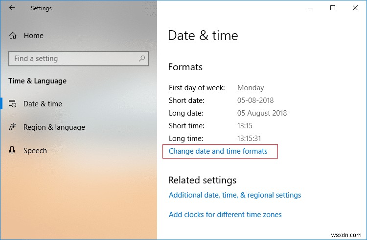 วิธีเปลี่ยนรูปแบบวันที่และเวลาใน Windows 10 