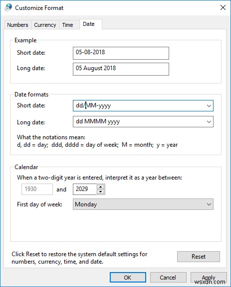วิธีเปลี่ยนรูปแบบวันที่และเวลาใน Windows 10 