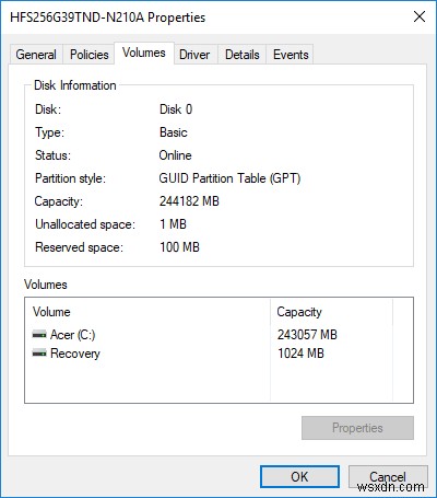 3 วิธีในการตรวจสอบว่าดิสก์ใช้พาร์ติชั่น MBR หรือ GPT ใน Windows 10 