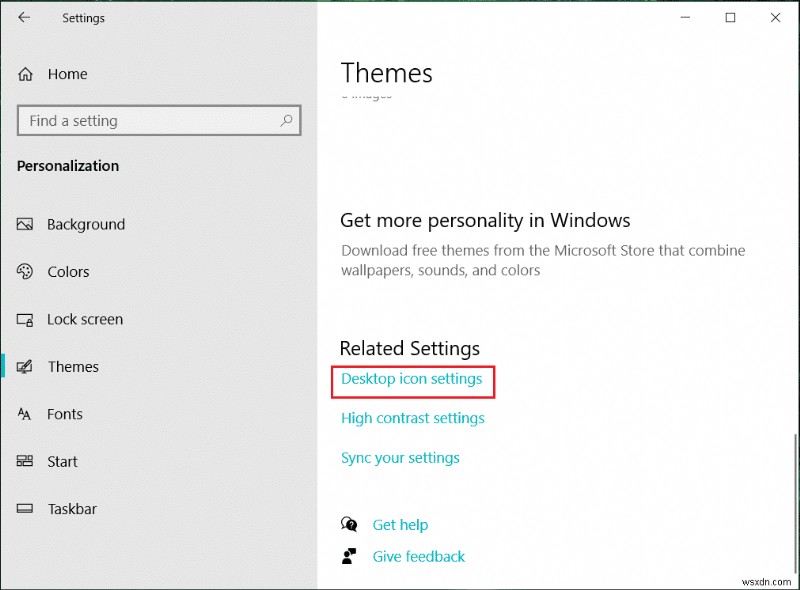 อนุญาตหรือป้องกันไม่ให้ธีมของ Windows 10 เปลี่ยนไอคอนเดสก์ท็อป
