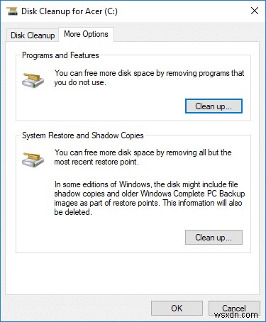 วิธีใช้การล้างข้อมูลบนดิสก์ใน Windows 10 