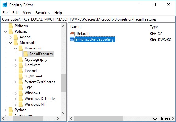 เปิดใช้งานการป้องกันการปลอมแปลงขั้นสูงสำหรับ Windows Hello Face Authentication 
