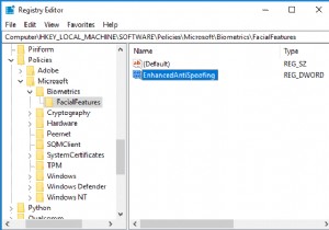 เปิดใช้งานการป้องกันการปลอมแปลงขั้นสูงสำหรับ Windows Hello Face Authentication 
