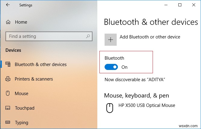 แก้ไข Bluetooth ไม่สามารถปิดบน Windows 10 