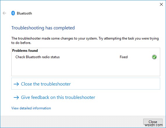 แก้ไข Bluetooth จะไม่เปิดใน Windows 10 