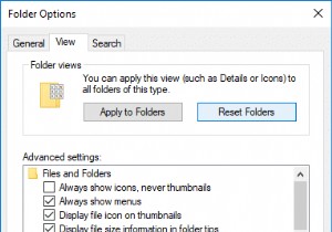 รีเซ็ตการตั้งค่ามุมมองโฟลเดอร์เป็นค่าเริ่มต้นใน Windows 10 