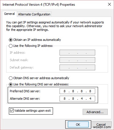 แก้ไขข้อผิดพลาดเซิร์ฟเวอร์ DNS ของคุณอาจไม่พร้อมใช้งาน 