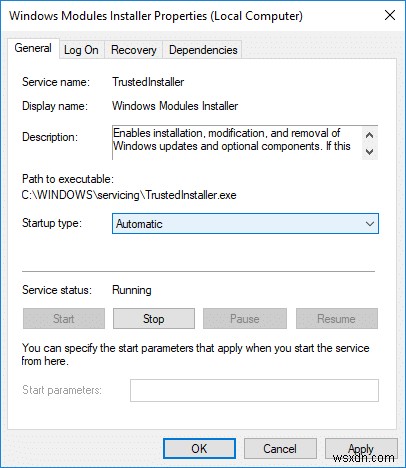 แก้ไข Windows Modules Installer Worker การใช้งาน CPU สูง 