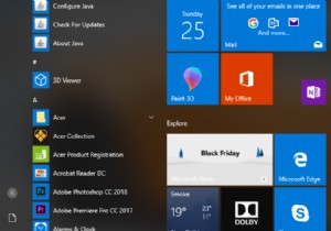 แก้ไขเมนูเริ่มไม่ทำงานใน Windows 10 