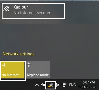 [แก้ไขแล้ว] เชื่อมต่อ WiFi แต่ไม่มีอินเทอร์เน็ตบน Windows 10 