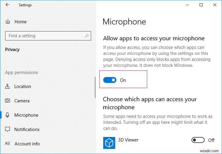 วิธีแก้ไขปัญหา Windows 10 Mic ไม่ทำงาน 