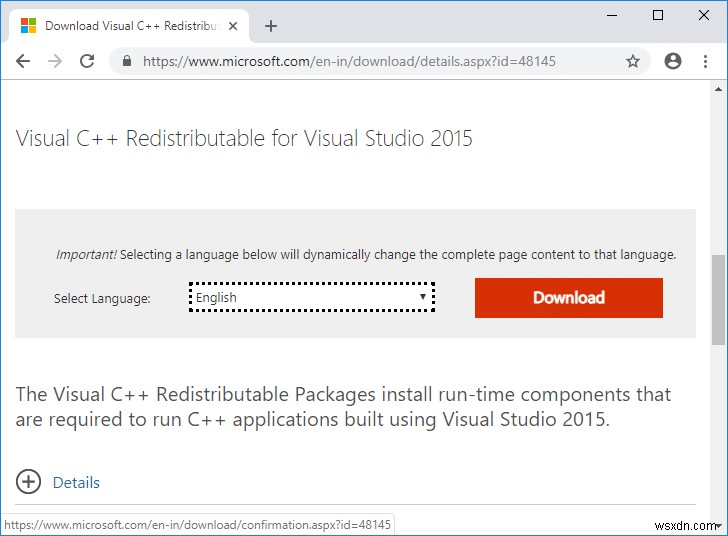 แก้ไข โปรแกรมไม่สามารถเริ่มทำงานได้เนื่องจาก api-ms-win-crt-runtime-l1-1-0.dll หายไป 