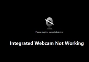 แก้ไขเว็บแคมในตัวไม่ทำงานบน Windows 10 