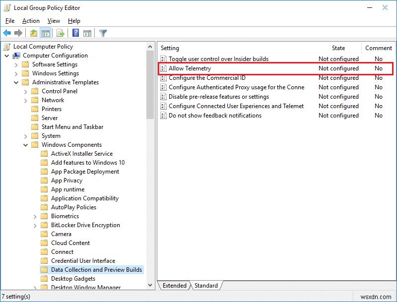 แก้ไขการใช้งานดิสก์สูงความเข้ากันได้ของ Microsoft Telemetry ใน Windows 10 