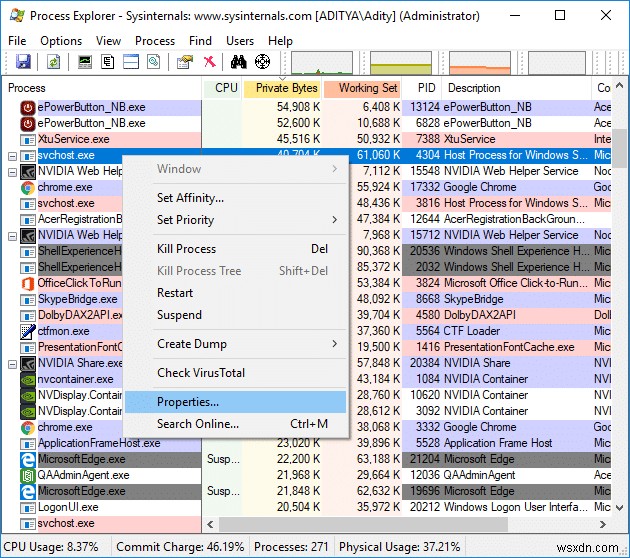 แก้ไขโฮสต์บริการ:Local System (svchost.exe) CPU สูงและการใช้งานดิสก์ 