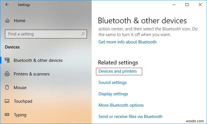 แก้ไขสถานะออฟไลน์เครื่องพิมพ์ใน Windows 10