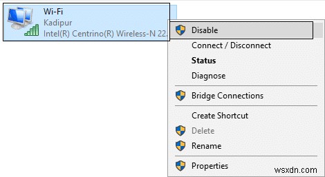 แก้ไขเครือข่าย WiFi ไม่แสดงบน Windows 10