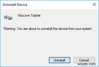 แก้ไขไดรเวอร์แท็บเล็ต Wacom ไม่พบใน Windows 10