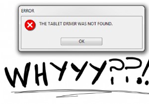 แก้ไขไดรเวอร์แท็บเล็ต Wacom ไม่พบใน Windows 10