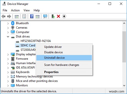 แก้ไขการ์ด SD ไม่พบใน Windows 10
