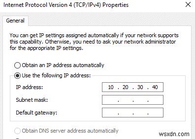 วิธีเปลี่ยนที่อยู่ IP ใน Windows 10 