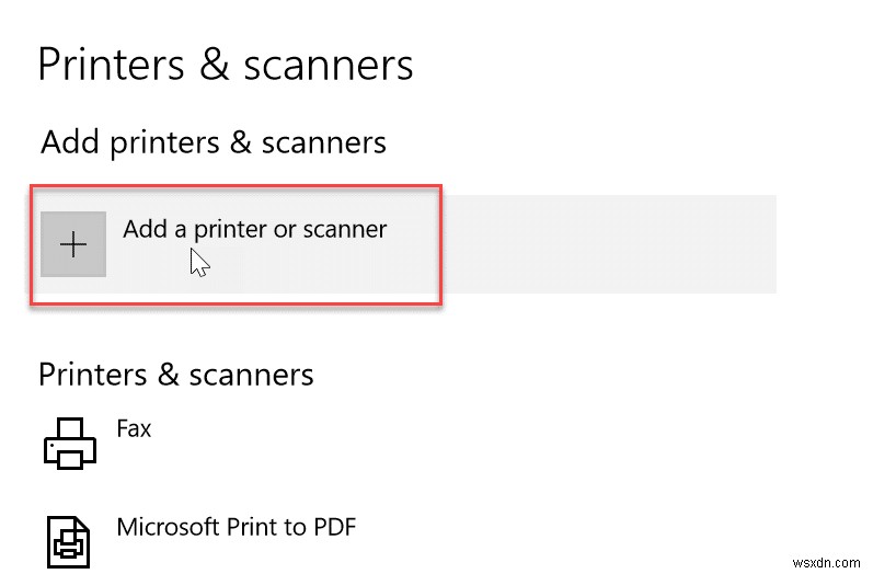 เพิ่มเครื่องพิมพ์ใน Windows 10 [คำแนะนำ] 