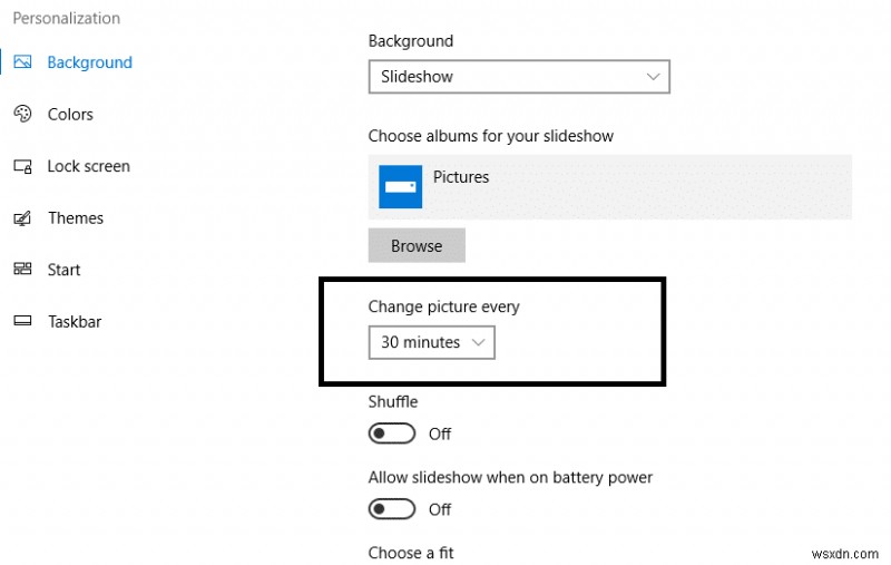 วิธีเปิดใช้งานภาพพื้นหลังสไลด์โชว์ใน Windows 10 