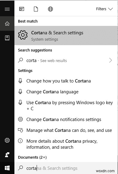 ปิดใช้งาน Cortana อย่างถาวรใน Windows 10 