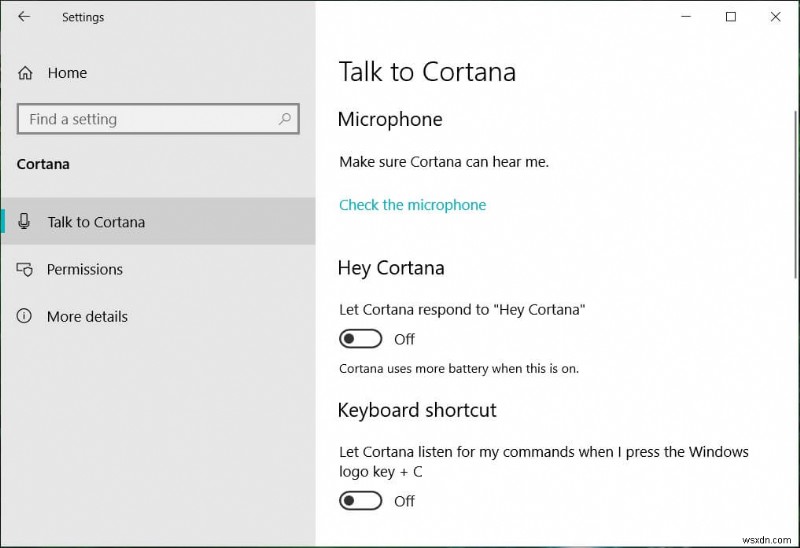 ปิดใช้งาน Cortana อย่างถาวรใน Windows 10 