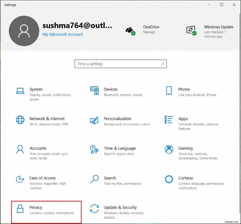 ปิดใช้งานการรวบรวมข้อมูลใน Windows 10 (ปกป้องความเป็นส่วนตัวของคุณ) 